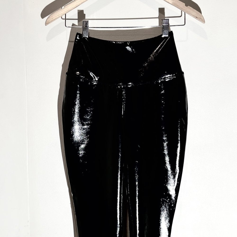 Calia Sculpt Black Patent Leggings